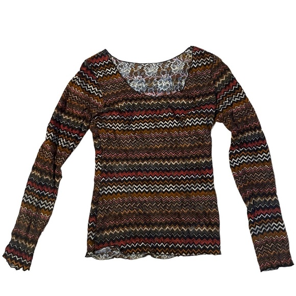 Hanky Panky Tops - Hanky Panky Lace Long Sleeve Size XS